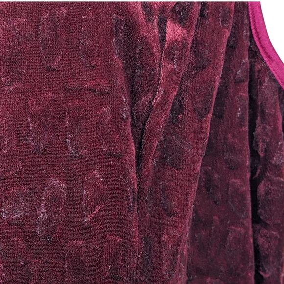 Vintage 1990s Lot 2 Glam Snakeskin Velour Burnout Damask MAXI DRESSES by JALATE - Picture 8 of 9